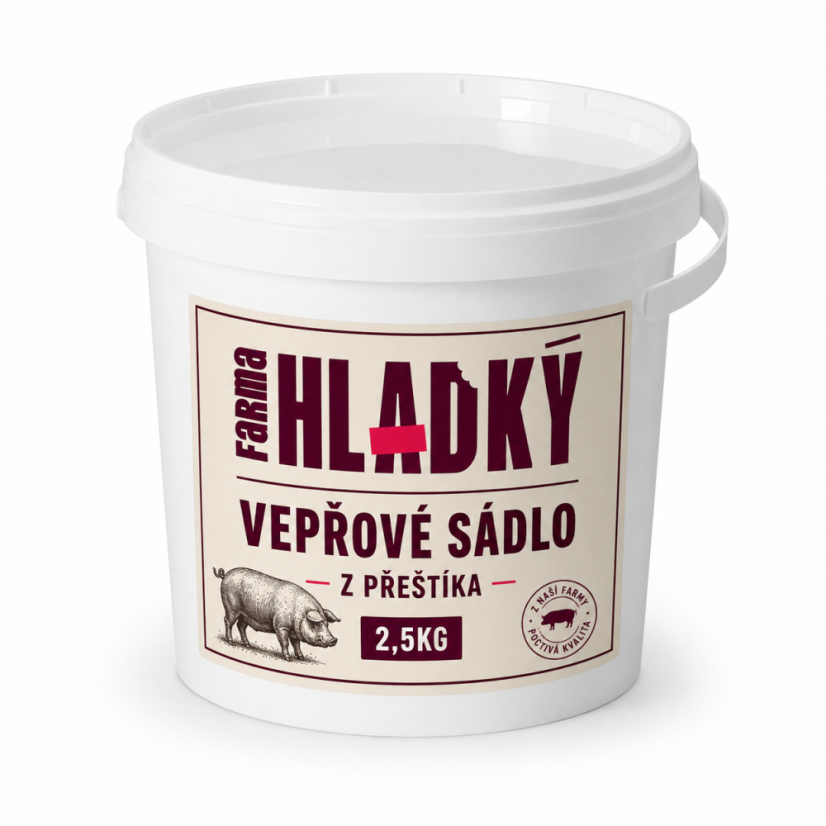 Vepřové sádlo z přeštíka 2,5kg