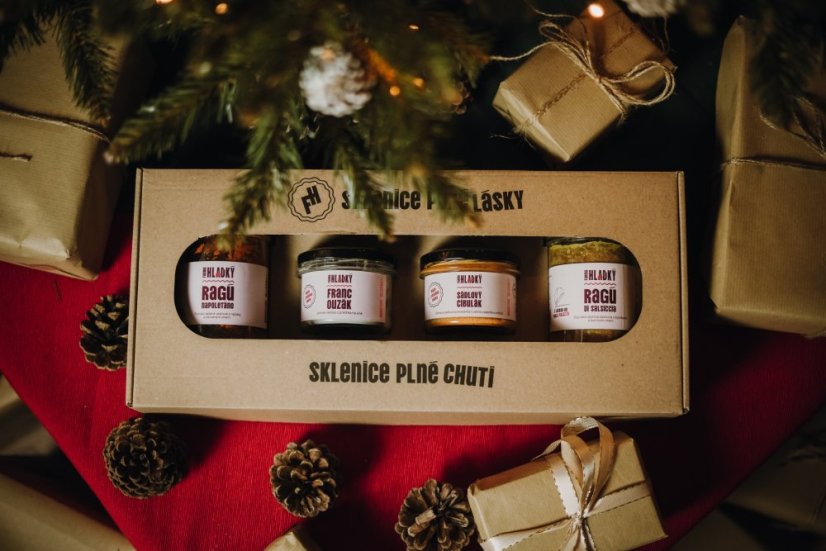 Dárkový set 4 sklenic – poskládejte si vlastní čtveřici 🎁