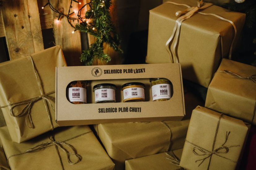 Dárkový set 4 sklenic – poskládejte si vlastní čtveřici 🎁