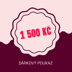 Poukaz v hodnotě 1500 Kč