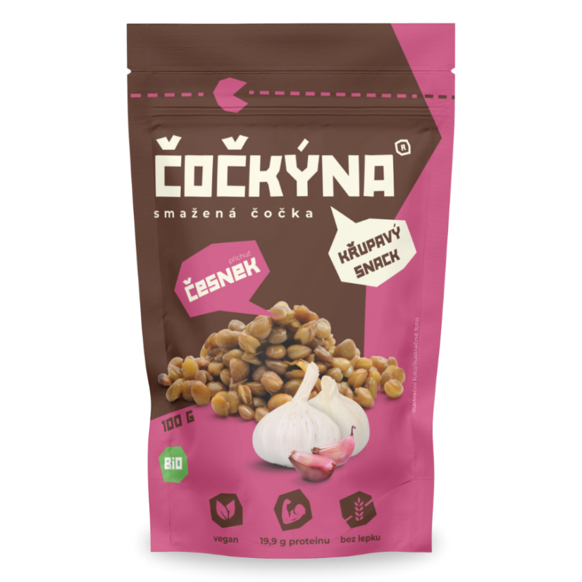 Křupavá Čočka BIO - Česnek