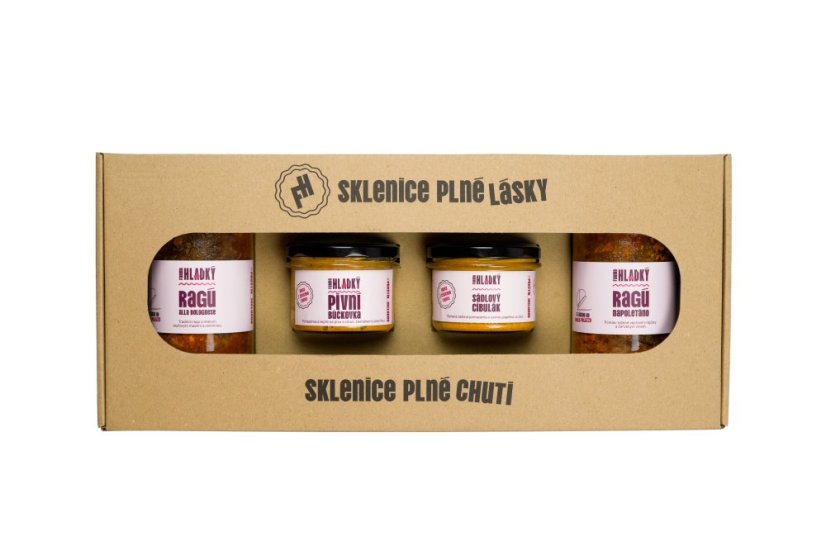 Dárkový set 4 sklenic – poskládejte si vlastní čtveřici 🎁